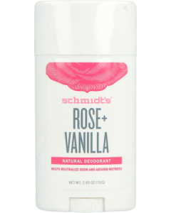 Schmidt's Déodorant Stick Rose Vanille 58ml