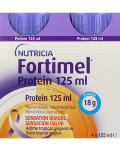 Fortimel Protein Sensation Tropical Gingembre 125ml X4