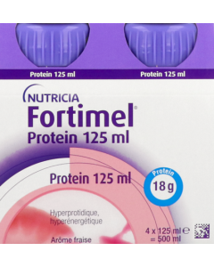 Fortimel Protein Fraise 125ml x4