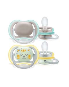 Avent Sucette Ultra Air Duo Jour Nuit Deco +18mois x2