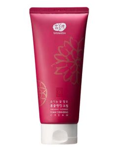 Whamisa Crème Nettoyante Moussante Aux Fleurs Bio Fermentées 200ml