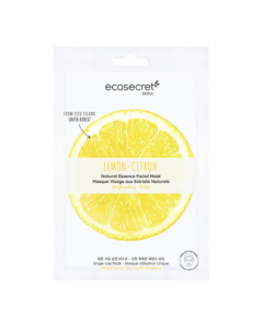 Ecosecret Seoul Masque Tissu Visage Citron 20ml