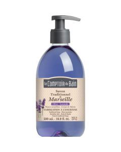 Le Comptoir du Bain Savon traditionnel de Marseille Olive-Lavande 500 mL