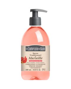 Le Comptoir du Bain Savon traditionnel de Marseille Pamplemousse rose 500 mL
