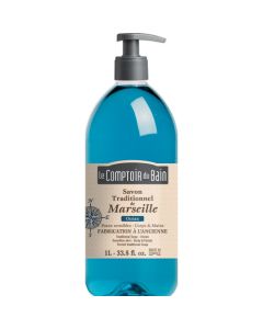 Le Comptoir du Bain Savon traditionnel de Marseille Océan 1L