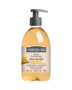 Le Comptoir du Bain Savon traditionnel de Marseille Vanille-Miel 500mL