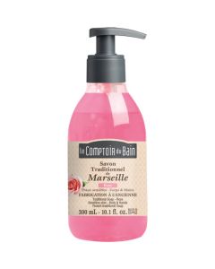 Le Comptoir du Bain Savon Traditionnel de Marseille Rose 300mL