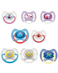 MAM Sucette Anneau - à partir de 6 mois - Silicone - Lot de 2 - coloris aléatoire