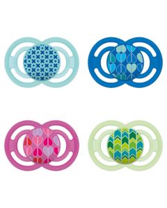 MAM Sucette Perfect - à partir de 6 mois - Silicone - Boîte Stérilisation - Coloris Aléatoire