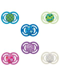 MAM Sucette Perfect - à partir de 18 mois - Silicone - Boîte Stérilisation - Coloris Aléatoire