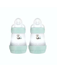 MAM Biberon Easy Start / Anti-Colique "Nature" - 160ml - Aqua - Tétine Débit 1 X2
