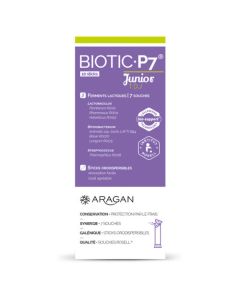 Aragan Biotic P7 Junior T.D.J. Boîte de 10 sticks orodispersibles