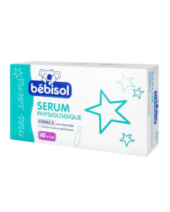 Bébisol Sérum Physiologique 40 X 5ml