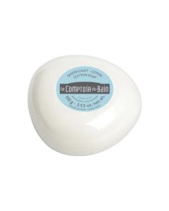 Le Comptoir du Bain Savon Galet surgras Coton 100 g