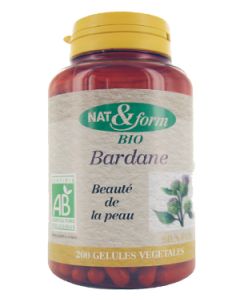 Nat&Form Bardane Bio 200 Gélules