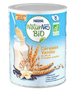 Naturnes Céréales Bio Vanille Boîte 240g