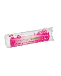 Velpeau Cotodisques 80 Disques 100% Coton