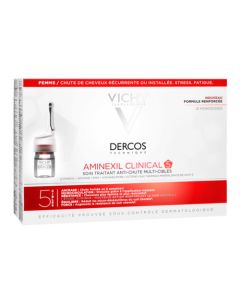 Vichy Dercos Technique Aminexil Femme Clinical 5 Traitement Anti Chute 21 x 6 ml