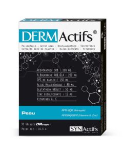 Synactifs Dermactifs Peau Hydratation 30 gélules