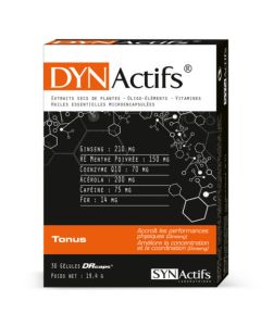 Synactifs Dynactifs Fatigue Tonus Vitalité 30 gélules