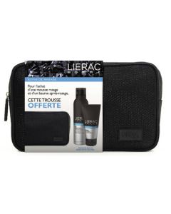 Lierac Trousse Noël Homme Rasage Mousse + Après-Rasage Baume Apaisant + Trousse Offerte