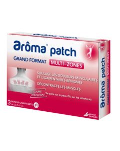 Aroma patch - Multi-zones Grand Format 3 patchs