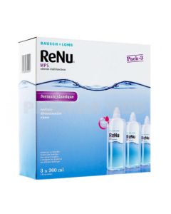 Renu MPS Solution Multifonctions Lentilles Souples 3 Flacons de 360ml