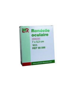 Velpeau Rondelle Oculaire Stérile 7cmx5.3cm
