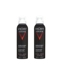Vichy Homme Mousse à Raser Anti Irritations x2