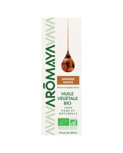 Aromaya Huile Végétale d'Amande Douce Bio 100ml