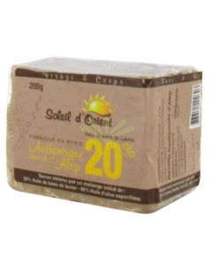 Savon d'Alep Soleil d'Orient 20% 200g