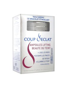 Coup d'Eclat l'Ampoule Lifting Immédiat Coffret 2x3 Ampoules + Bracelet Offert