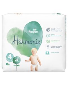 Pampers Couches Harmonie T4 (9-14  kg)  x 28