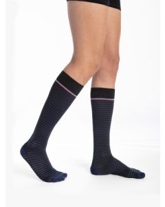 Sigvaris Styles Marinière Chaussettes XL Long Homme Noir