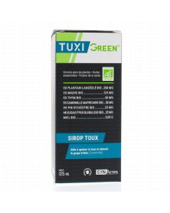 Synactifs Tuxigreen Sirop pour la Toux Bio 125ml
