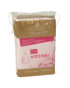 Tetra Coton Démaquillant à l'Huile d'Argan x50