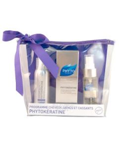 Trousse Kit Travel Phytokératine Programme Cheveux Abîmés et Cassants