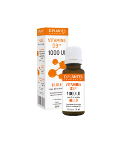 D.Plantes Vitamine D3 1000Ui Huile 20 ml