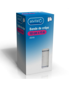 Alvita Bande de Crêpe 10 cm X 4m 1 Rouleau