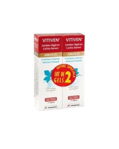 Arkopharma Vitiven Fraicheur Intense Gel Pour Jambes Fatiguées 150ml X 2