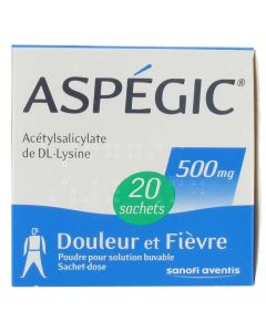 Aspégic 500 mg