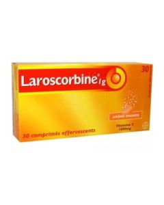 Laroscorbine 1g sans sucre 30 comprimés effervescents
