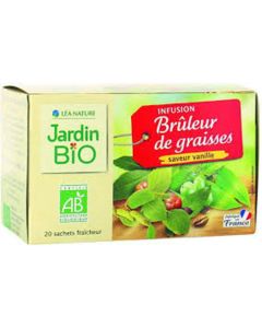 Jardin bio infusion bruleur bio en 20 sachets