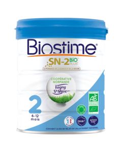 Biostime SN-2 Lait 2ème Âge Bio 800g