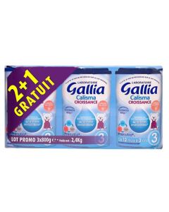 Gallia Calisma Croissance Tripack 2+1 Offert 3x800g 