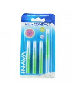 Inava Brossettes monocompact vert x4 (1,8mm - ISO 5)