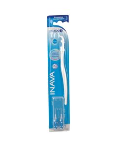 Inava Brossettes Flex bleu 1 manche long + 3 têtes (0,7mm - ISO 1)