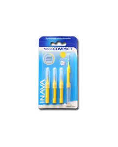 Inava Brossettes monocompact jaune x4 (0,8mm - ISO 1)