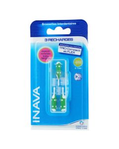 Inava Brossettes recharges vert 8-7mm x3