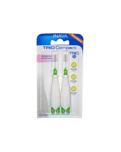 Inava Brossettes triocompact vert 2 manches + 6 têtes (1,8mm - ISO 5)